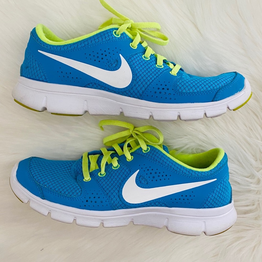 Nike Flex Experience Run Blue/Volt Sneakers